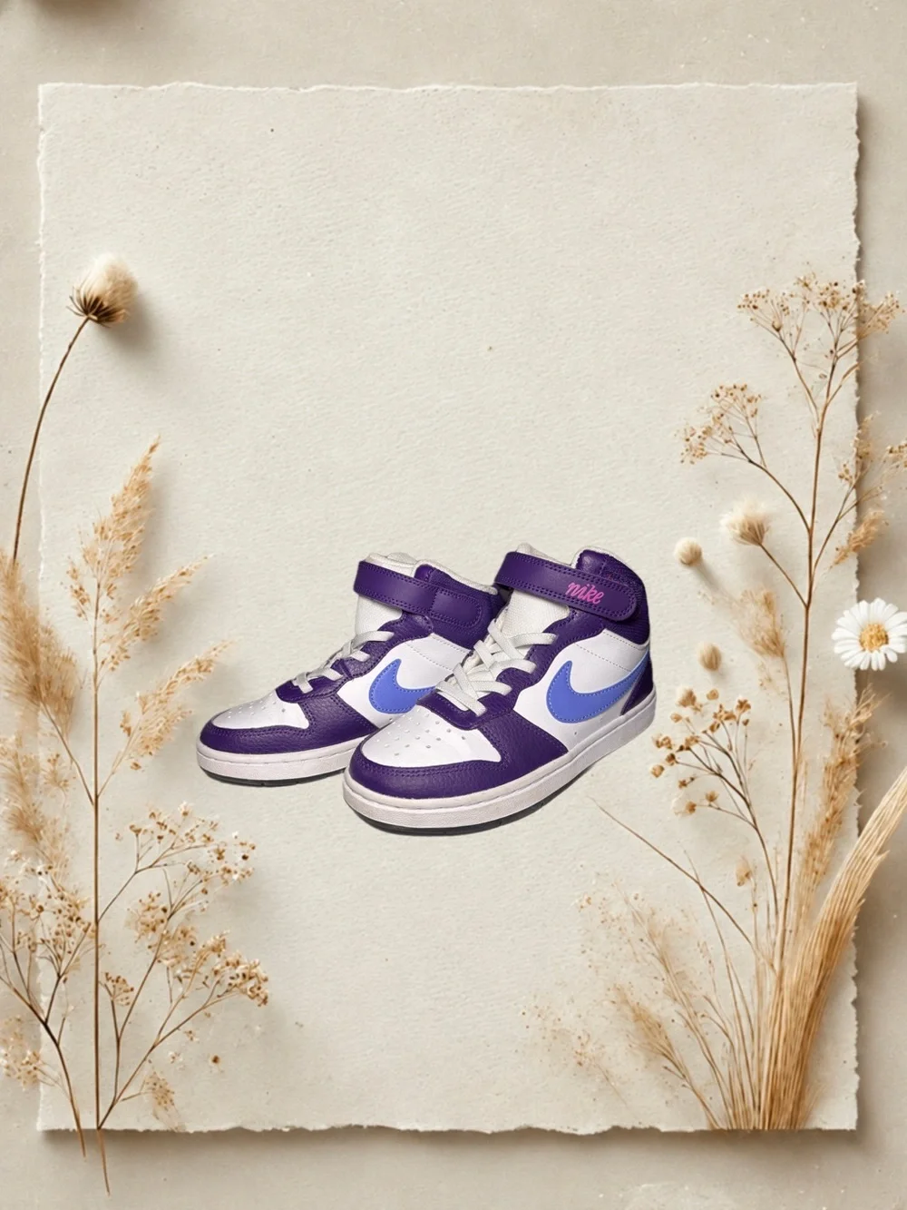 Nike Court Borough Mid 2 Big Kids' Sneakers
